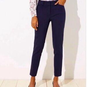 LOFT Julie Skinny Pant Navy